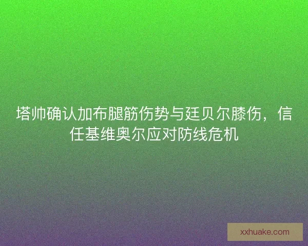 塔帅确认加布腿筋伤势与廷贝尔膝伤，信任基维奥尔应对防线危机